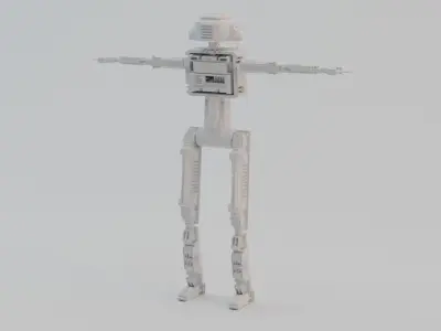 Sci-Fi Robot  3D model