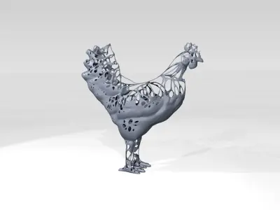 Chiken Dust Voronoi 3D model