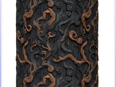 Stylized Floor Seamless Texture Texture 6
