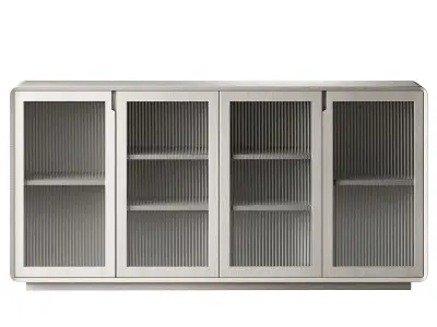 Modern Wood Sideboard 3D model