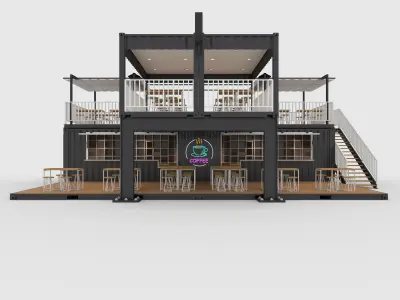 Container Cafe 1 3D model