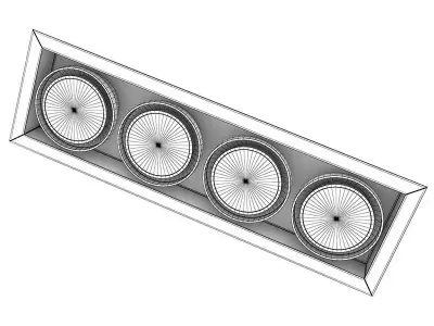 Ceiling Halogen 5 3D model