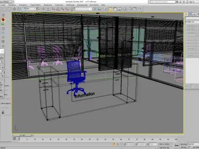 reception room md1199 b03 3D model
