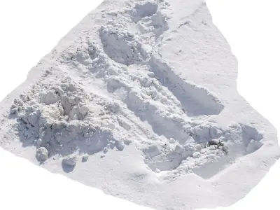 Hole in the snow 3D model