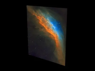 California Nebula 3D model