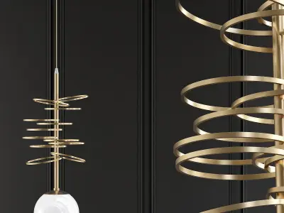 lace chandelier 3D model