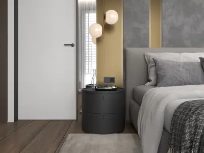 Bedroom Scene 01 3D Model 3D model