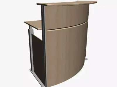 RECEPTION DESK 01 3D model