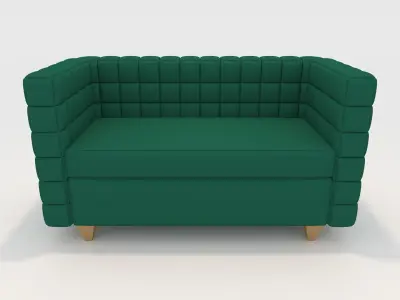 Sofa 2 Seater 7 3D model