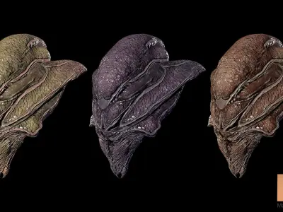 Sci-Fi Experimental Low-poly 3D model