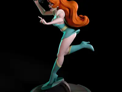 Kimberly from Space Ace 3D print model