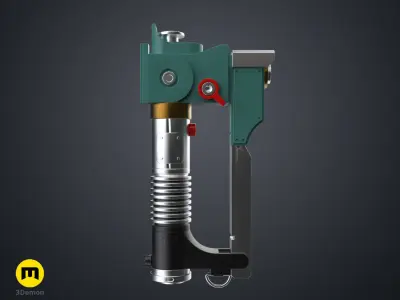 Ezra Bridgers Lightsaber Blaster - Star Wars 3D print model