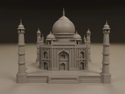 Taj mahal 3D print model