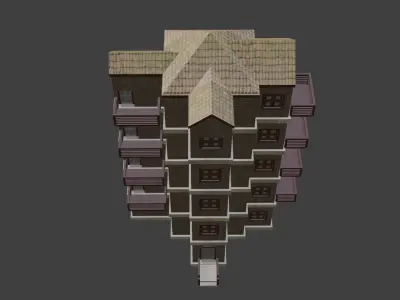 House Model 37 Low-poly 3D model