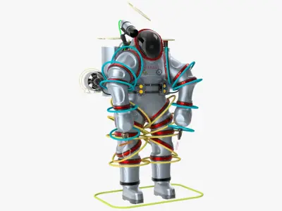  Nuytco Submersible Exosuit ADS Rigged 