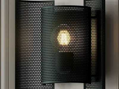 BUTTERFLY PERFORATED Wall Lamp by Northern 3D model