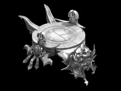 Game Transmission entrance - ejection station 01 3D model