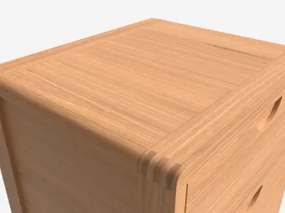 Tall Chest Ercol Bosco 3D model
