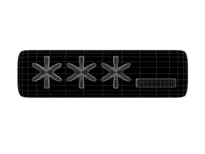 Password Input Icon v1 001 Low-poly 3D model