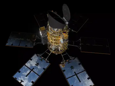 High Poly Spy Satellite - C4D Octane 3D model