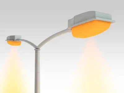 Street Lights 2 3D model