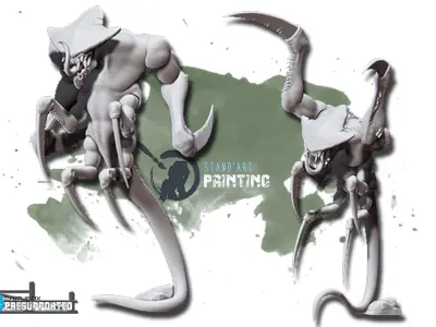 Wraiths creature with knife 3D model