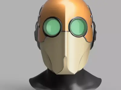 Sci Fi Space Helmet 3D print model