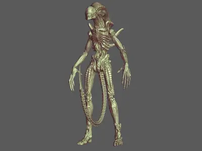 Alien Fan Art Evolution 3D print model