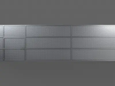 PBR Door Prison Cell 6 Low-poly 3D model