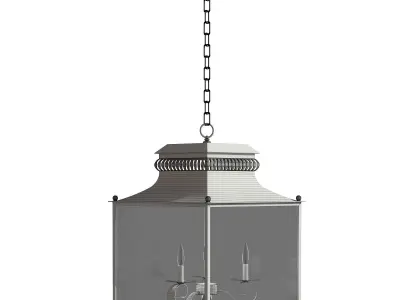 Pottery barn Bolton IndoorOutdoor Lantern 3D model