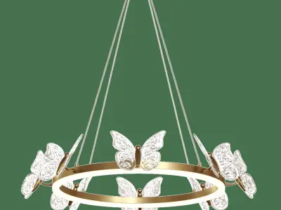 Chandelier Ulysses Butterfly Enlarged 3D model