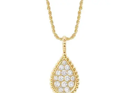 serpent boheme pendant M motif 3D print model