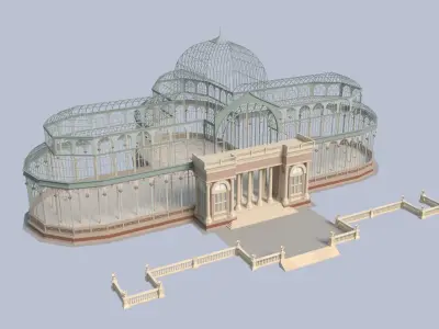 Cristal Palace 3D model