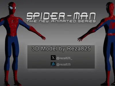 TNAS MTV Spider-Man the New Animated Series 2003  3D model 3D model