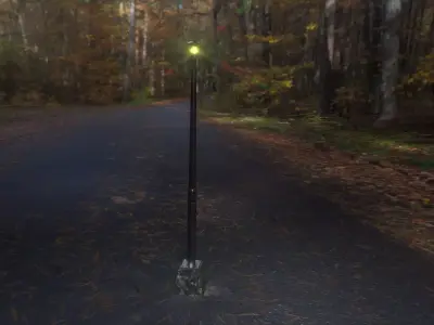 Street Lighting Low-poly 3D model purchase