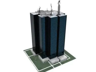 City Building 1 3D model