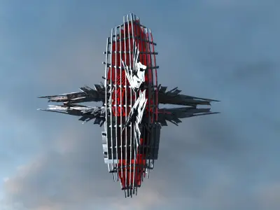 Dragon Sci fi  Drone 1 3D model
