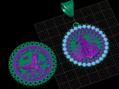 Lady Liberty Diamond is a breathtaking 3D print model 3D print model