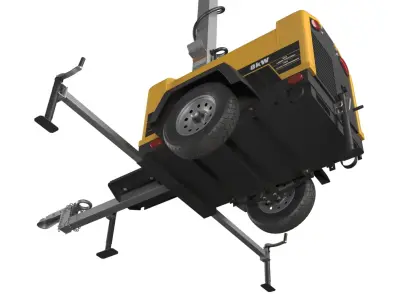  Allmand Mobile Lighting Mast 