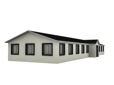 Modern Building 1 Low-poly 3D model