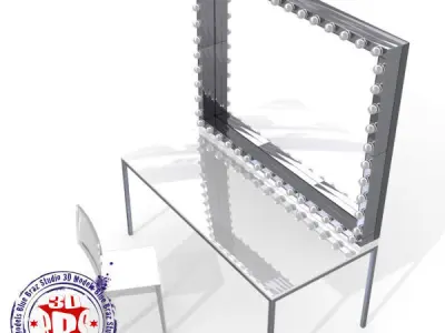 dressing room mirror 3D model