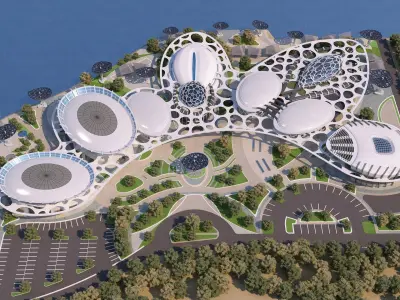 2 Scenes Projects - Marine Research Center - 2021 - Bundle  3D Model Pack