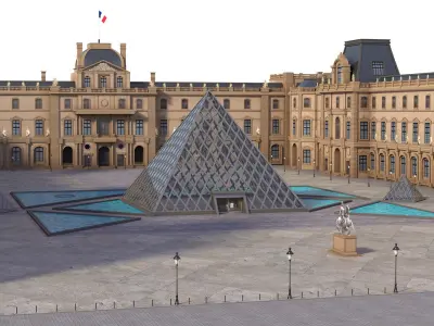  Louvre Palace, Paris. 