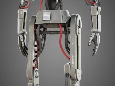 Star Wars L3-37 droid 3D model