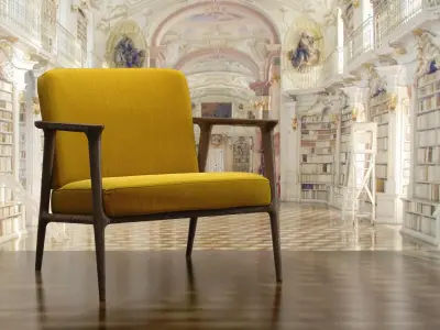 Zio Lounge Chair 3D model