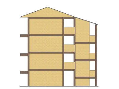 Malaysia School Building 4 Floor Educational institute  3D model