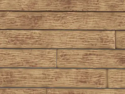 Lowpoly Old woodstrip Parquet Low-poly 3D model