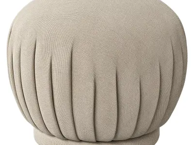 Pottery Barn Montgomery swivel stool 3D model