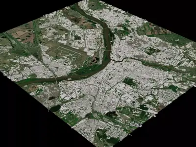 Omsk - Russia 3D model