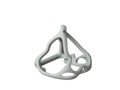 SciFi Cube Object No 63812 Low Poly Shape Low-poly 3D model